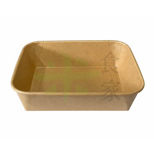 PA-R800 牛皮方底盒單格(800ml)