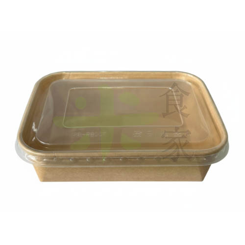 PA-R800 牛皮方底盒單格(800ml)