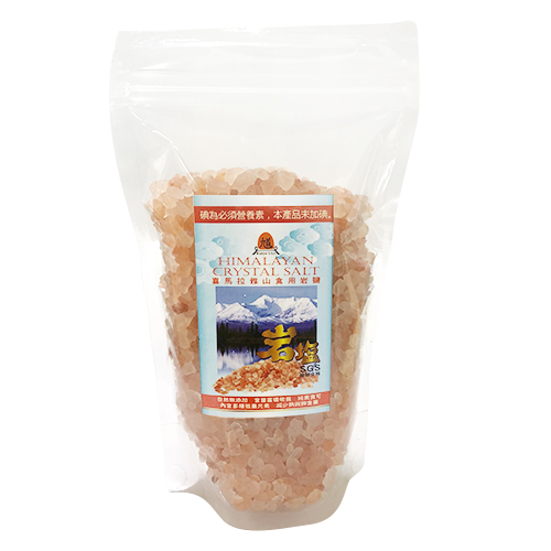 馗佑-食用岩鹽(玫瑰鹽)-粗粒(500G)