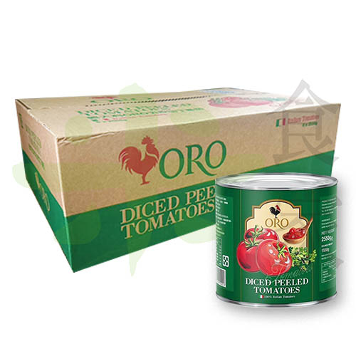 ORO-義大利去皮切丁蕃茄(2550g)