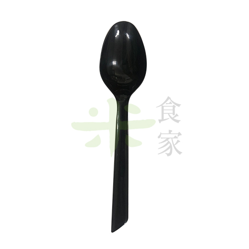 WT-007-2 湯匙-黑色16cmPP(2000支)苔